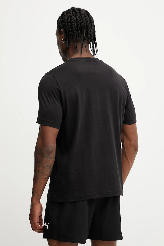 Дрехи Памучна тениска Puma ESS ELEVATED 684726 черен