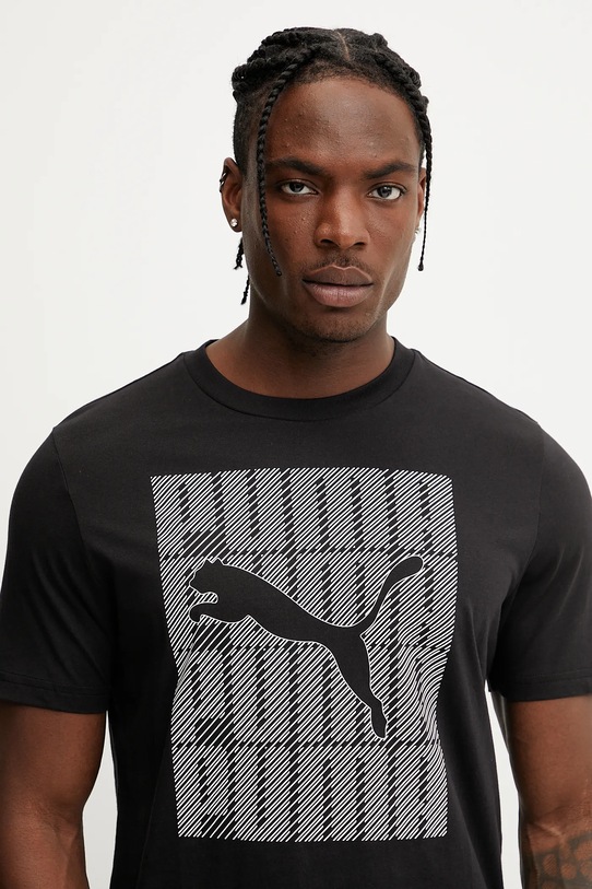 Odzież Puma t-shirt bawełniany 684825 czarny
