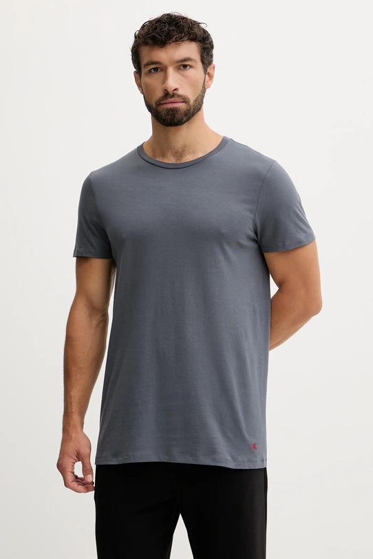 Βαμβακερό lounge t-shirt Calvin Klein Underwear 3-pack LV00NB4051 κόκκινο AA00