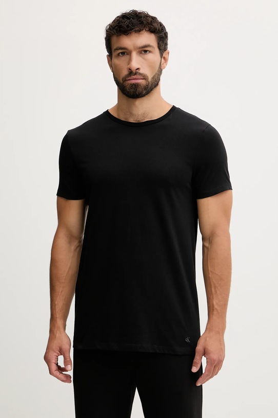 Ρούχα Βαμβακερό lounge t-shirt Calvin Klein Underwear 3-pack LV00NB4051 κόκκινο