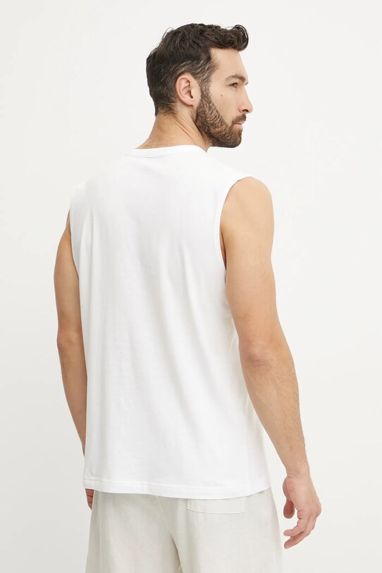 Хлопковая футболка Calvin Klein Underwear LV00NM2878 белый SS25