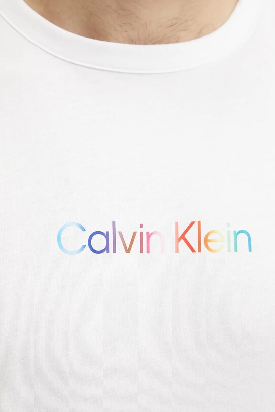 Хлопковая футболка Calvin Klein Underwear белый LV00NM2878