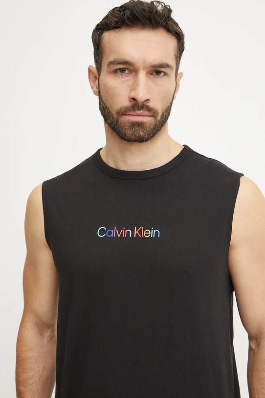 Oblečení Bavlněné tričko Calvin Klein Underwear LV00NM2878 černá