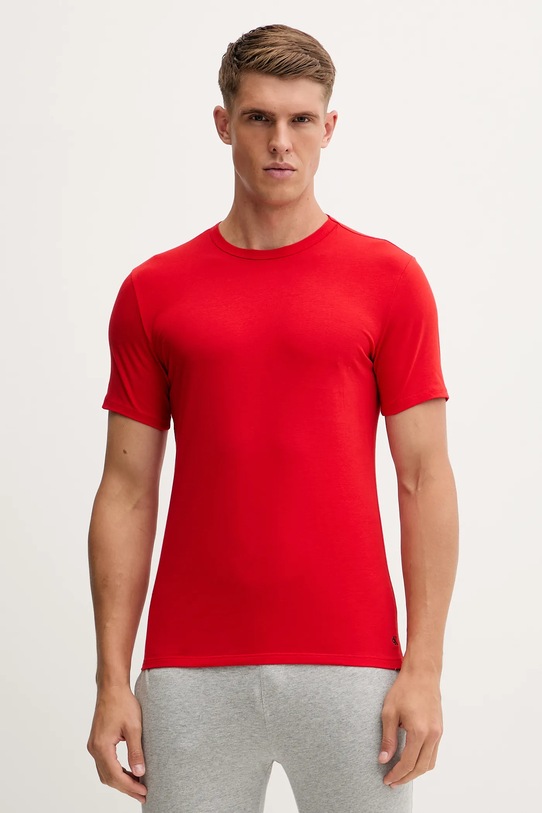 Μπλουζάκι Calvin Klein Underwear 3-pack LV00NB4185 κόκκινο AA00