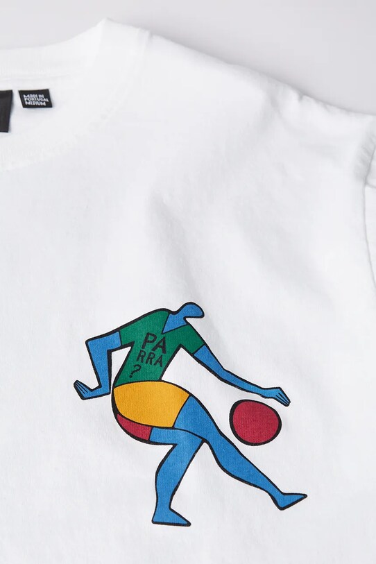 Дрехи Памучна тениска by Parra Vase delivery 53206 бял