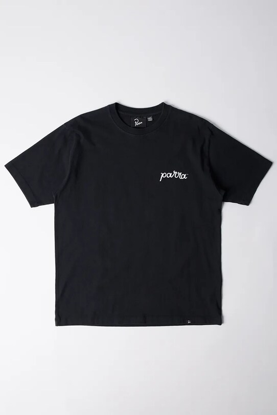 Bavlněné tričko by Parra The blob 53216. černá SS25