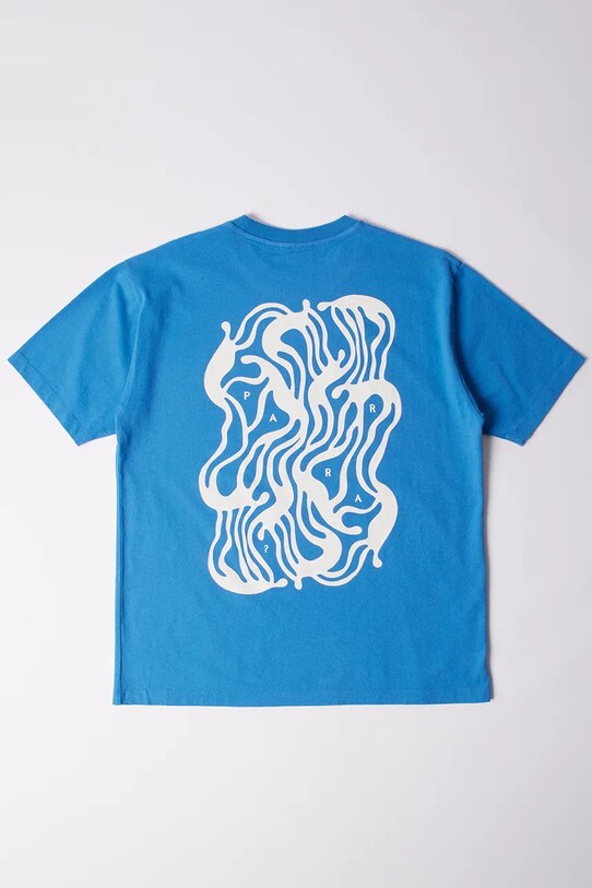 Bavlnené tričko by Parra The blob 53215. modrá SS25
