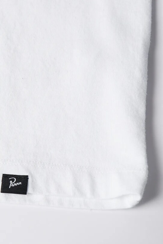 by Parra tricou din bumbac Ball sports alb 53221