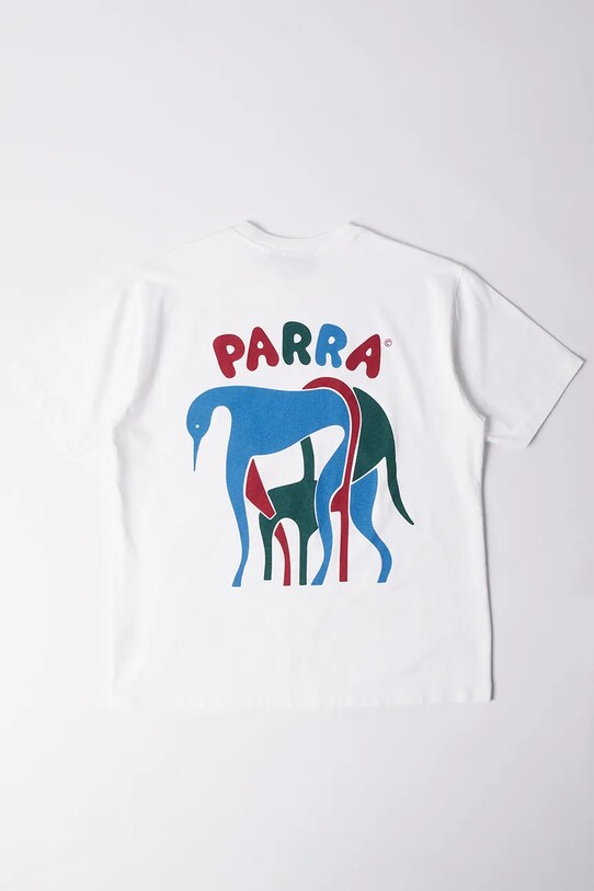 by Parra t-shirt bawełniany This damn chair okrągły biały 53315