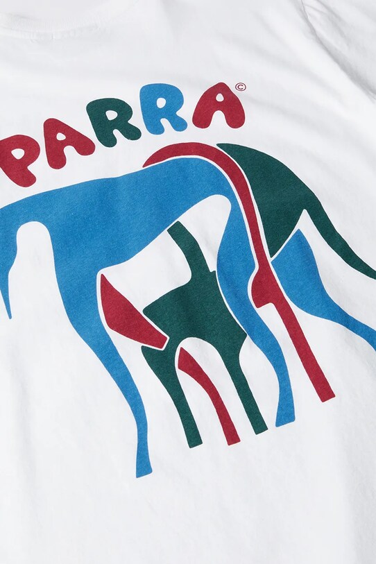 by Parra t-shirt bawełniany This damn chair biały 53315