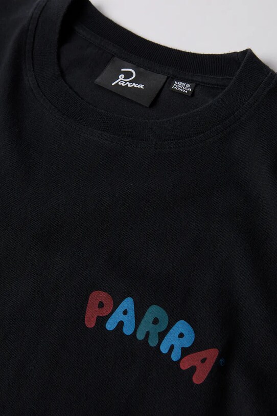 Odzież by Parra t-shirt bawełniany This damn chair 53316. czarny