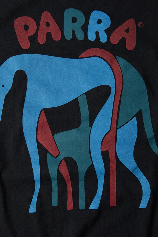 by Parra t-shirt bawełniany This damn chair 53316. czarny