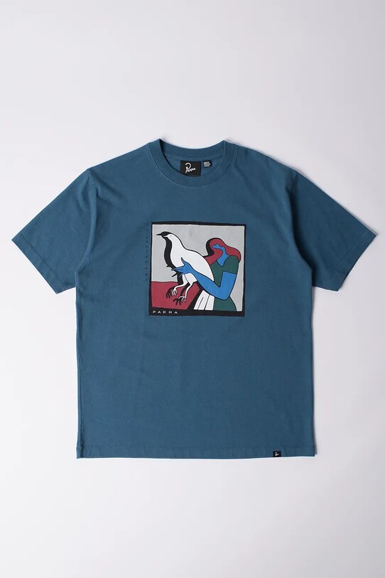 Тениска by Parra Look at it овално син 53300.
