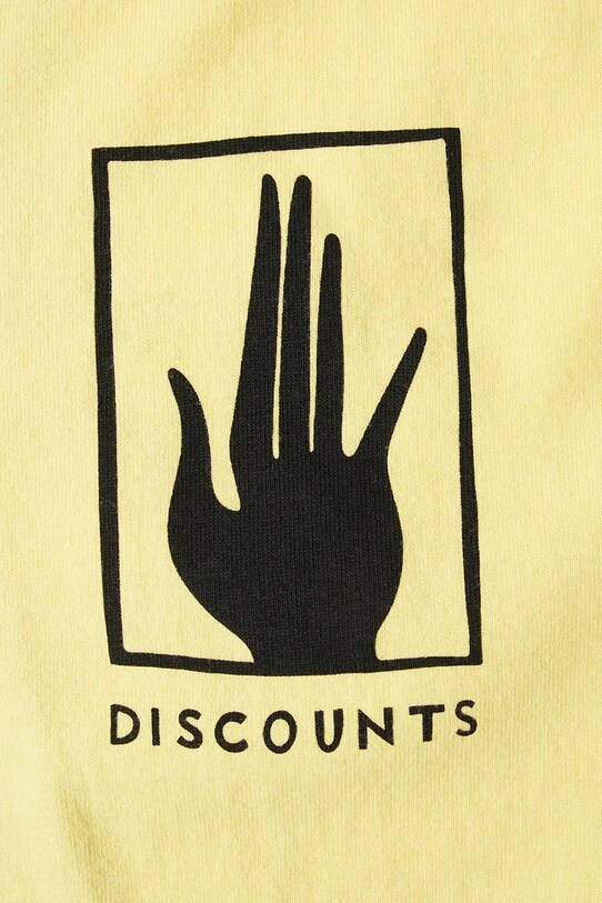 by Parra t-shirt bawełniany Yoga discounts żółty 53406