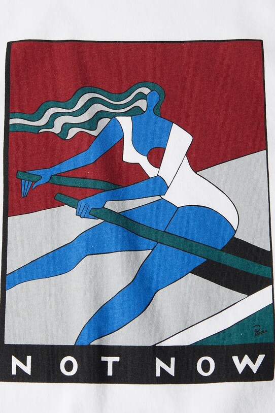 Clothing by Parra cotton t-shirt Into nowhere 53410 white