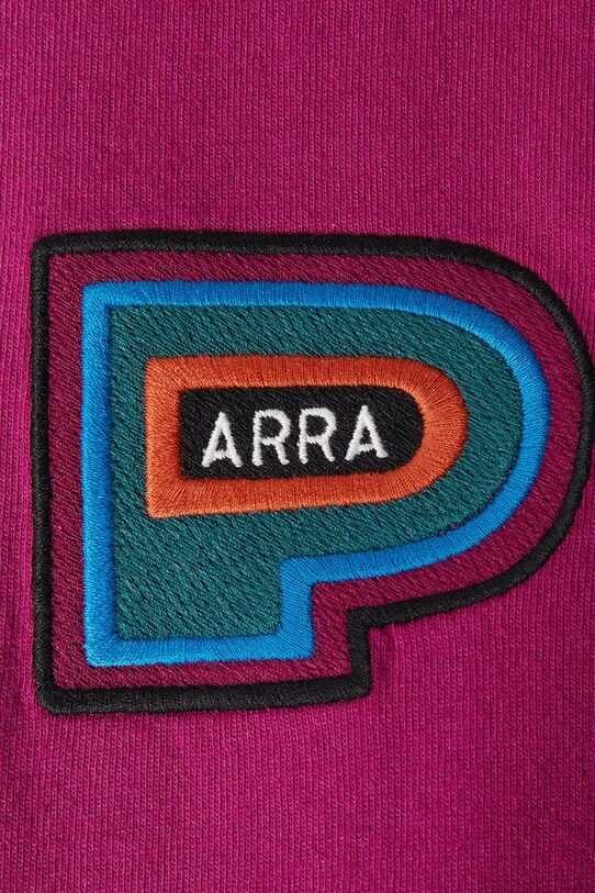 Odzież by Parra t-shirt bawełniany Repeat pea 53415. różowy