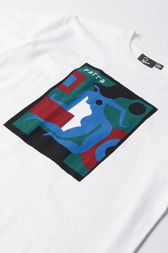 Oblečení Bavlněné tričko by Parra Room fever 53510. bílá