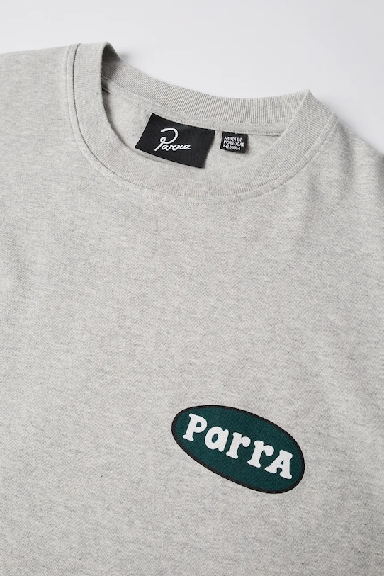 Odzież by Parra t-shirt bawełniany Chair baller 53516 szary