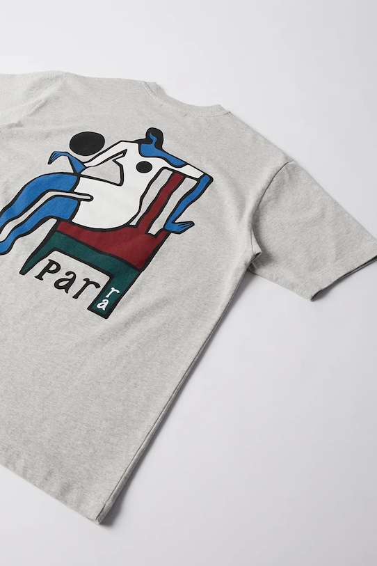 by Parra t-shirt bawełniany Chair baller 53516 szary