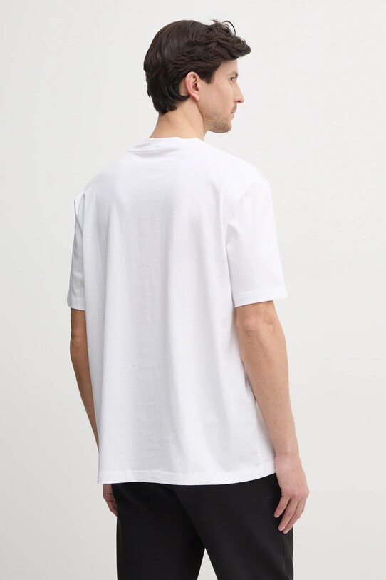 Oblečenie Bavlnené tričko Calvin Klein Jeans J30J327477 biela