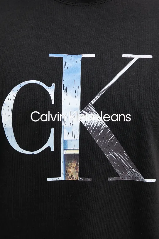 Calvin Klein Jeans t-shirt bawełniany J30J327483 czarny