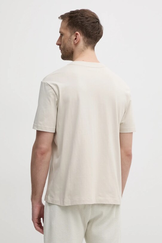 Одежда Хлопковая футболка Calvin Klein Jeans J30J327494 бежевый