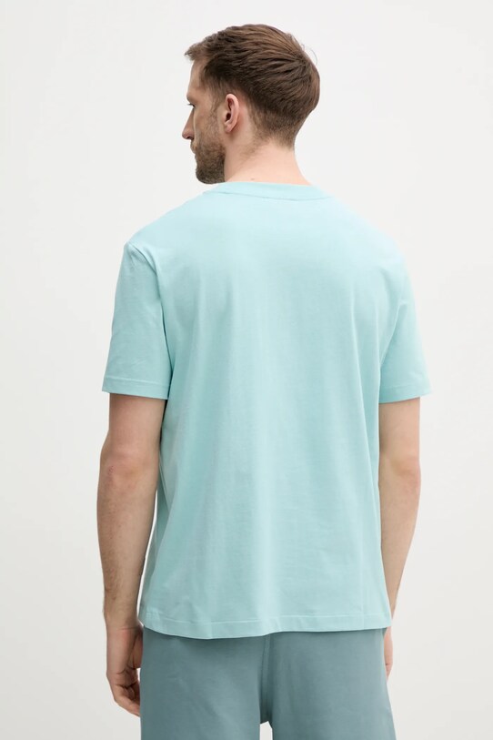 Одяг Бавовняна футболка Calvin Klein Jeans J30J327494 бірюзовий