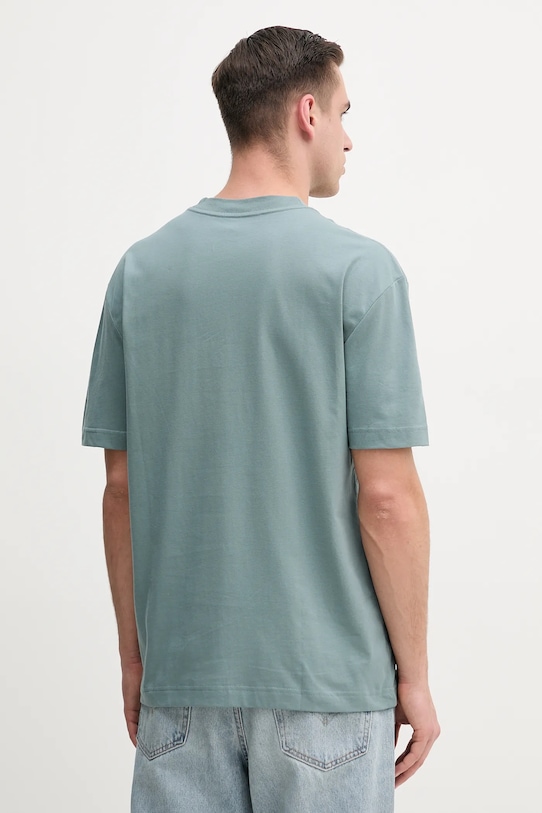 Calvin Klein Jeans pamut póló J30J327524 zöld SS25