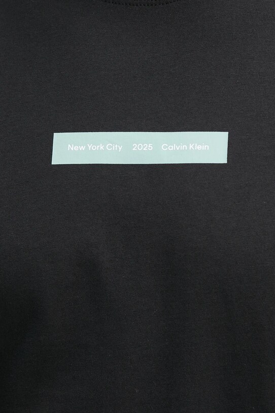 Бавовняна футболка Calvin Klein Jeans J30J327524 чорний