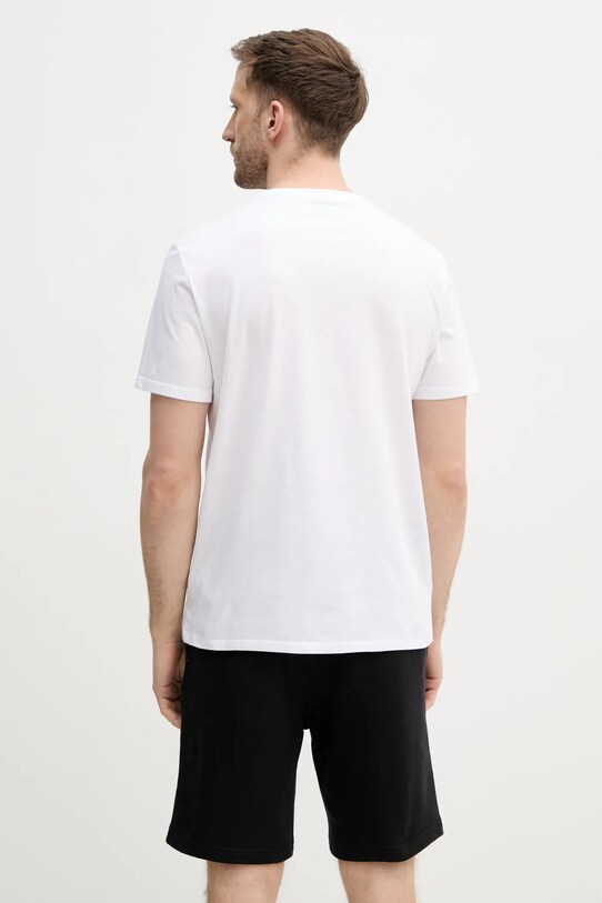 Bavlněné tričko Calvin Klein Jeans LV040EM286 bílá SS25