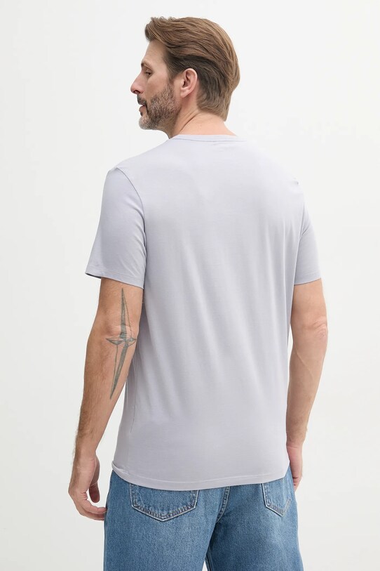 Одежда Хлопковая футболка Calvin Klein Jeans LV040EM286 фиолетовой