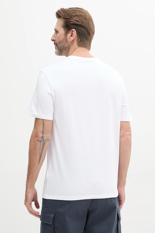 Îmbrăcăminte Calvin Klein Jeans tricou din bumbac LV040HM265 alb