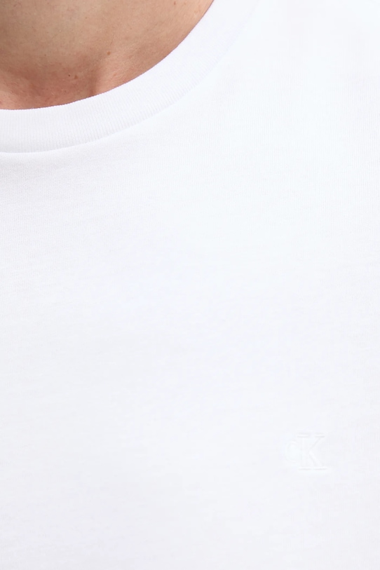 Хлопковая футболка Calvin Klein Jeans LV040HM265 белый