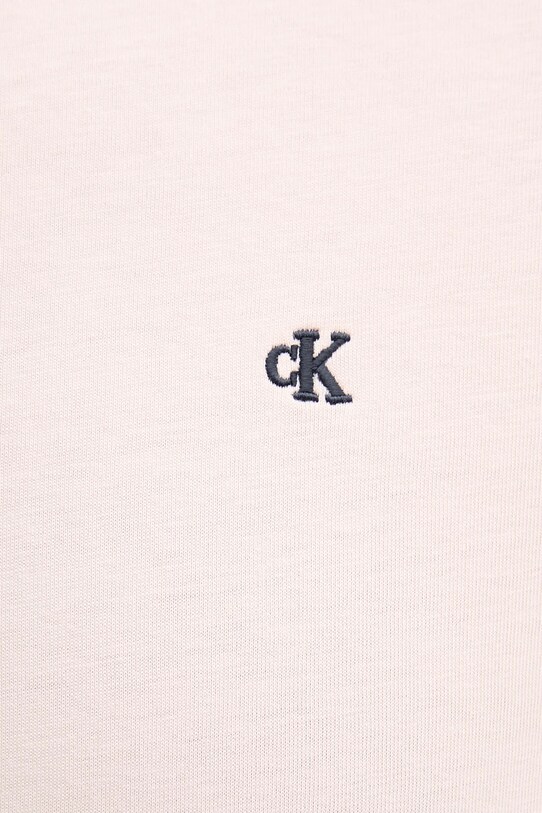 Calvin Klein Jeans tricou din bumbac roz LV040HM265