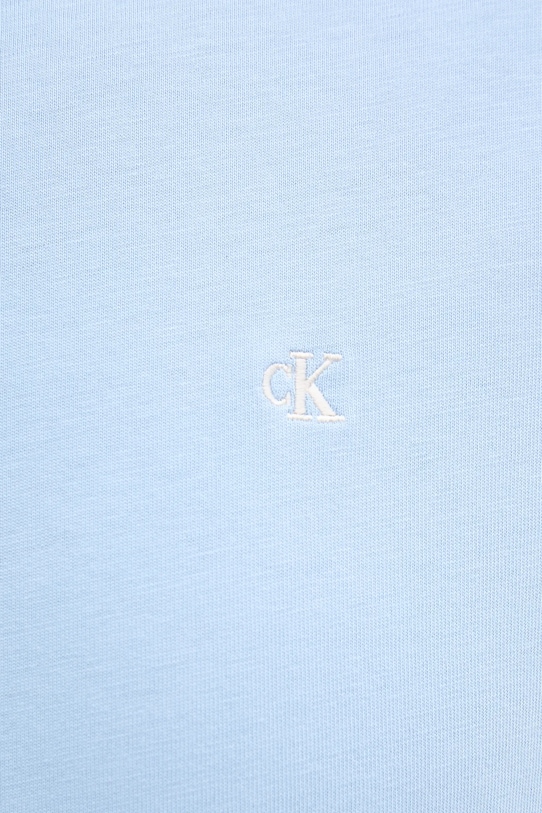 Pamučna majica Calvin Klein Jeans plava LV040HM265
