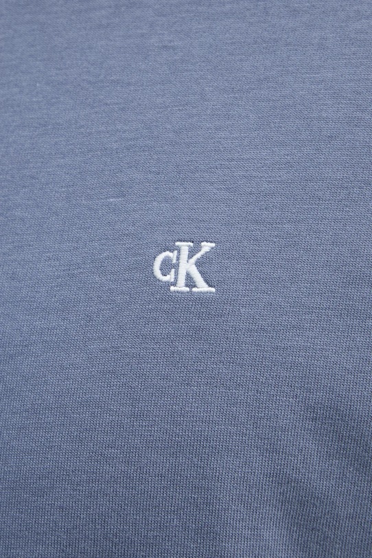 Bavlnené tričko Calvin Klein Jeans modrá LV040HM265