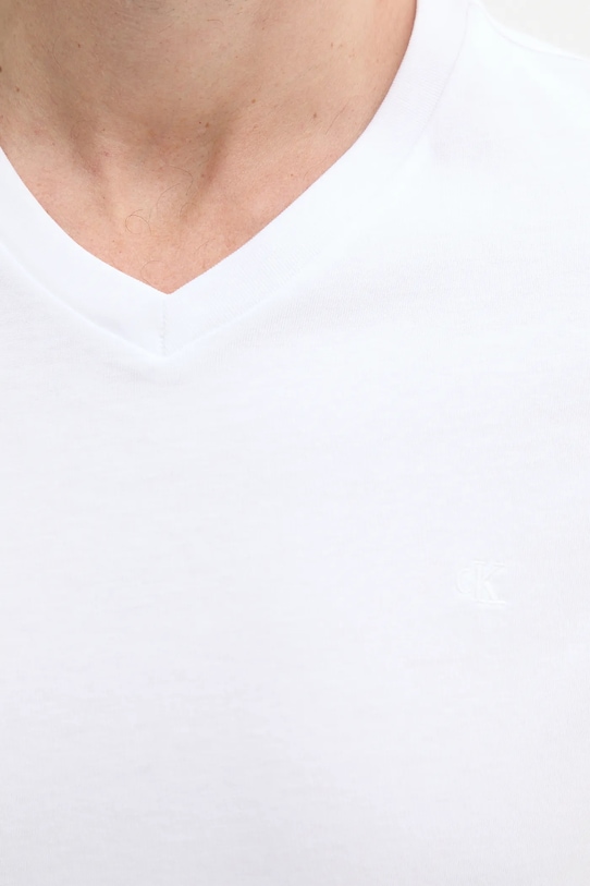 Хлопковая футболка Calvin Klein Jeans LV040HM298 белый