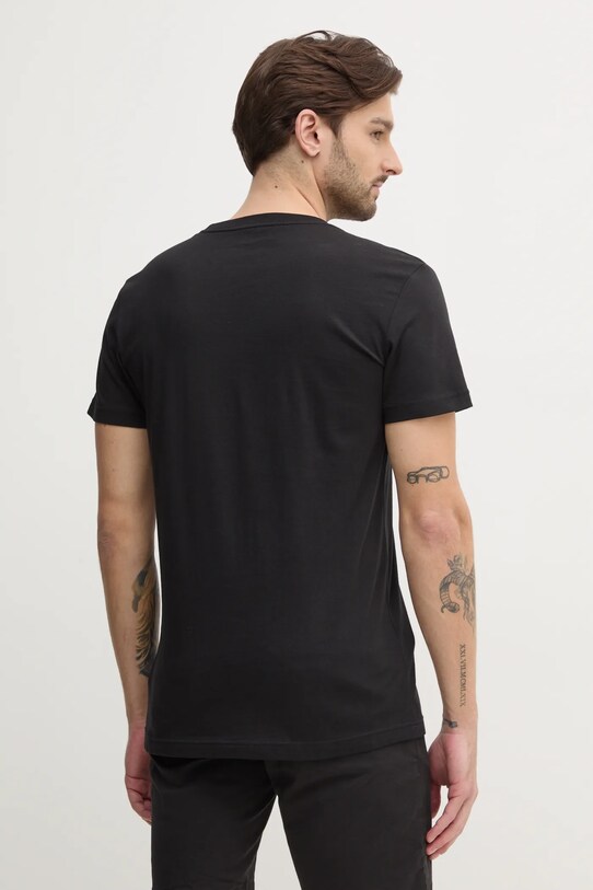 Oblečenie Bavlnené tričko Calvin Klein Jeans J30J327469 čierna