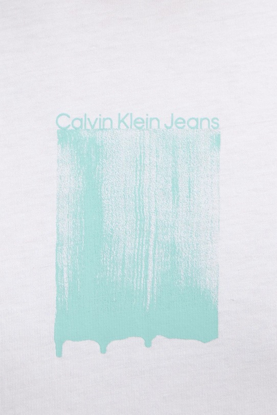 Calvin Klein Jeans pamut póló J30J327522 fehér