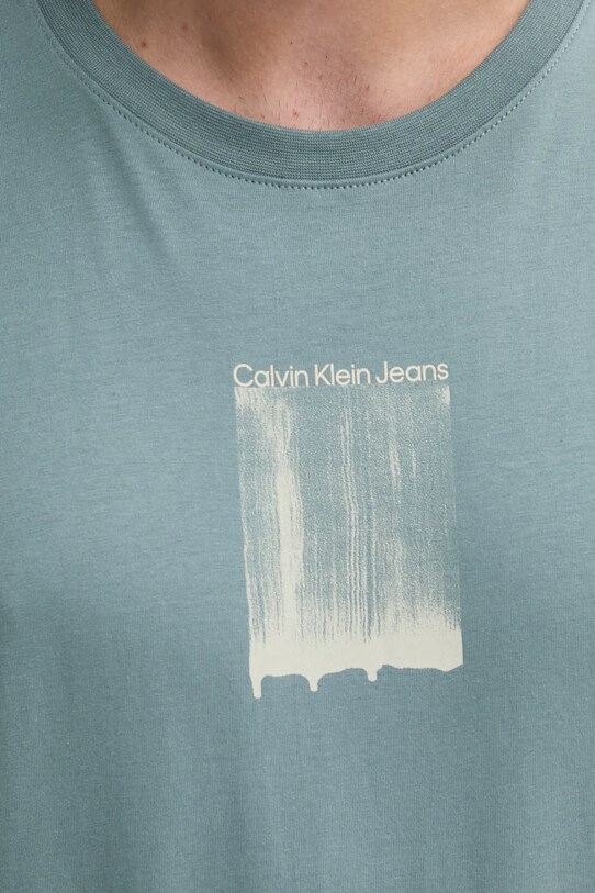 Бавовняна футболка Calvin Klein Jeans J30J327522 сірий