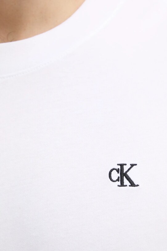 Calvin Klein Jeans tricou din bumbac alb J30J327473