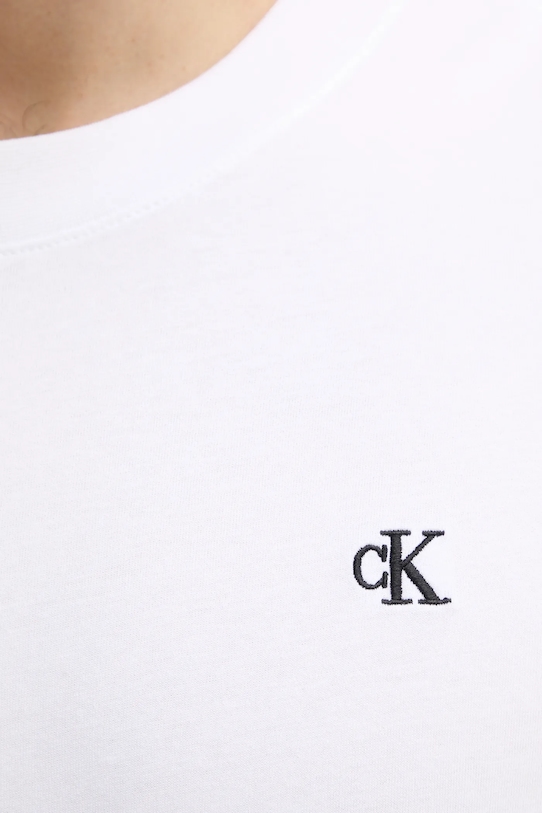 Calvin Klein Jeans t-shirt bawełniany biały J30J327473