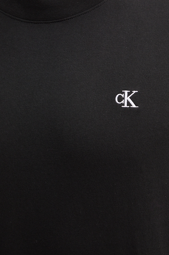 Bavlnené tričko Calvin Klein Jeans J30J327473 čierna