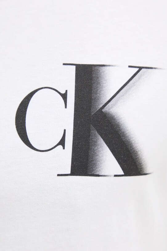 Calvin Klein Jeans tricou din bumbac J30J327475 alb