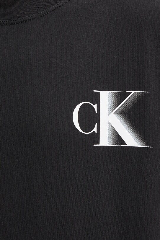 Bavlnené tričko Calvin Klein Jeans J30J327475 čierna