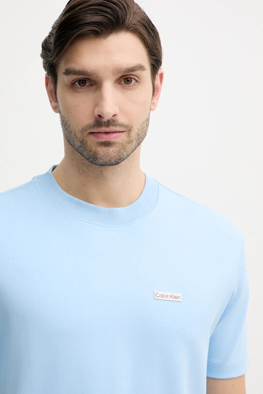 Tričko Calvin Klein Jeans modrá J30J327234