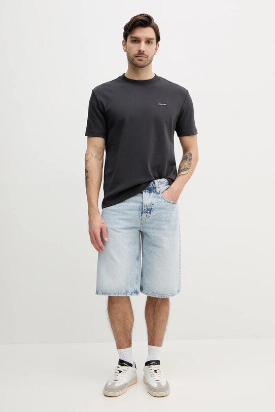 Тениска Calvin Klein Jeans J30J327234 черен SS25