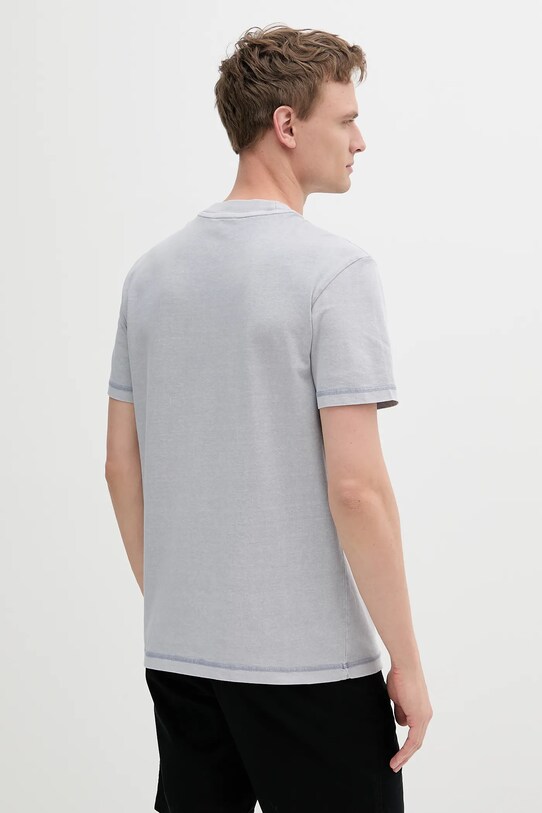 Oblačila Bombažna kratka majica Calvin Klein Jeans J30J327267 modra