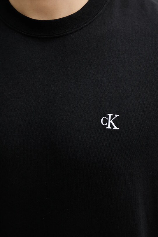 Bavlněné tričko Calvin Klein Jeans LV040HM229 černá