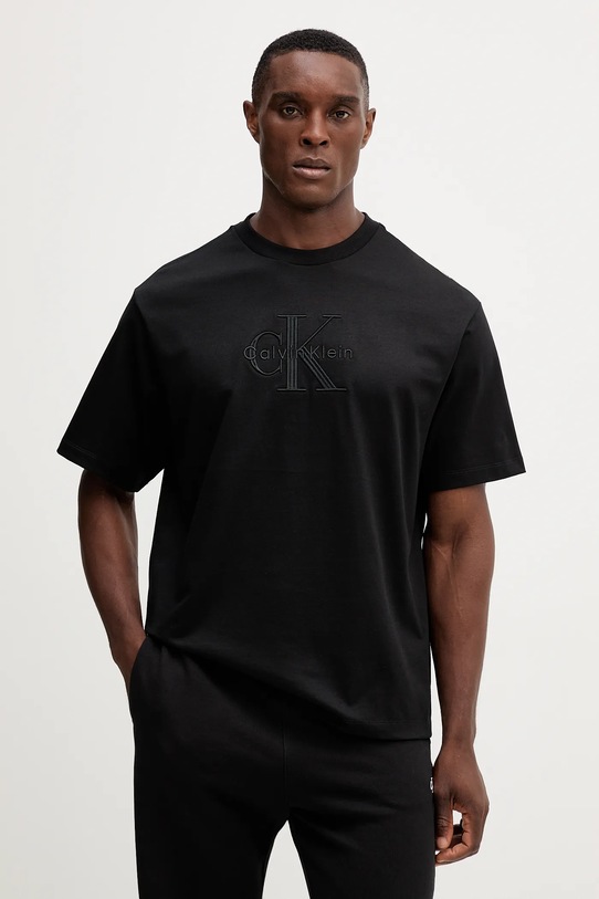 Calvin Klein Jeans t-shirt in cotone nero LV04RB295G